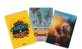 Caiet A4 60 file, hartie 70g/mp FSC mix, patratele, Megamix, diverse modele, Herlitz